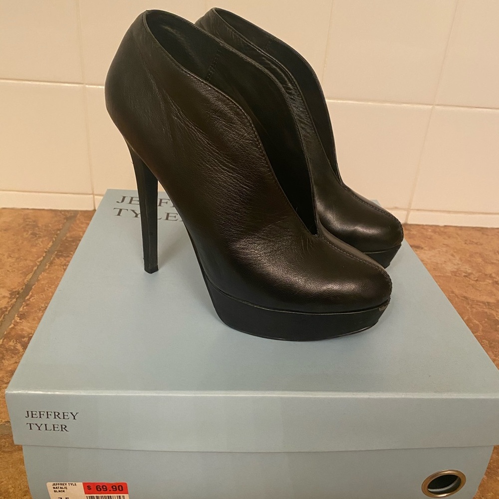 Booties, small platform